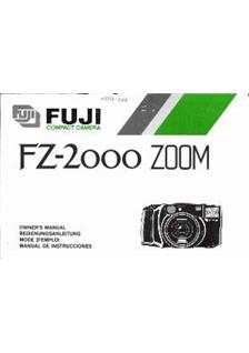 Fujifilm FZ 2000 manual. Camera Instructions.